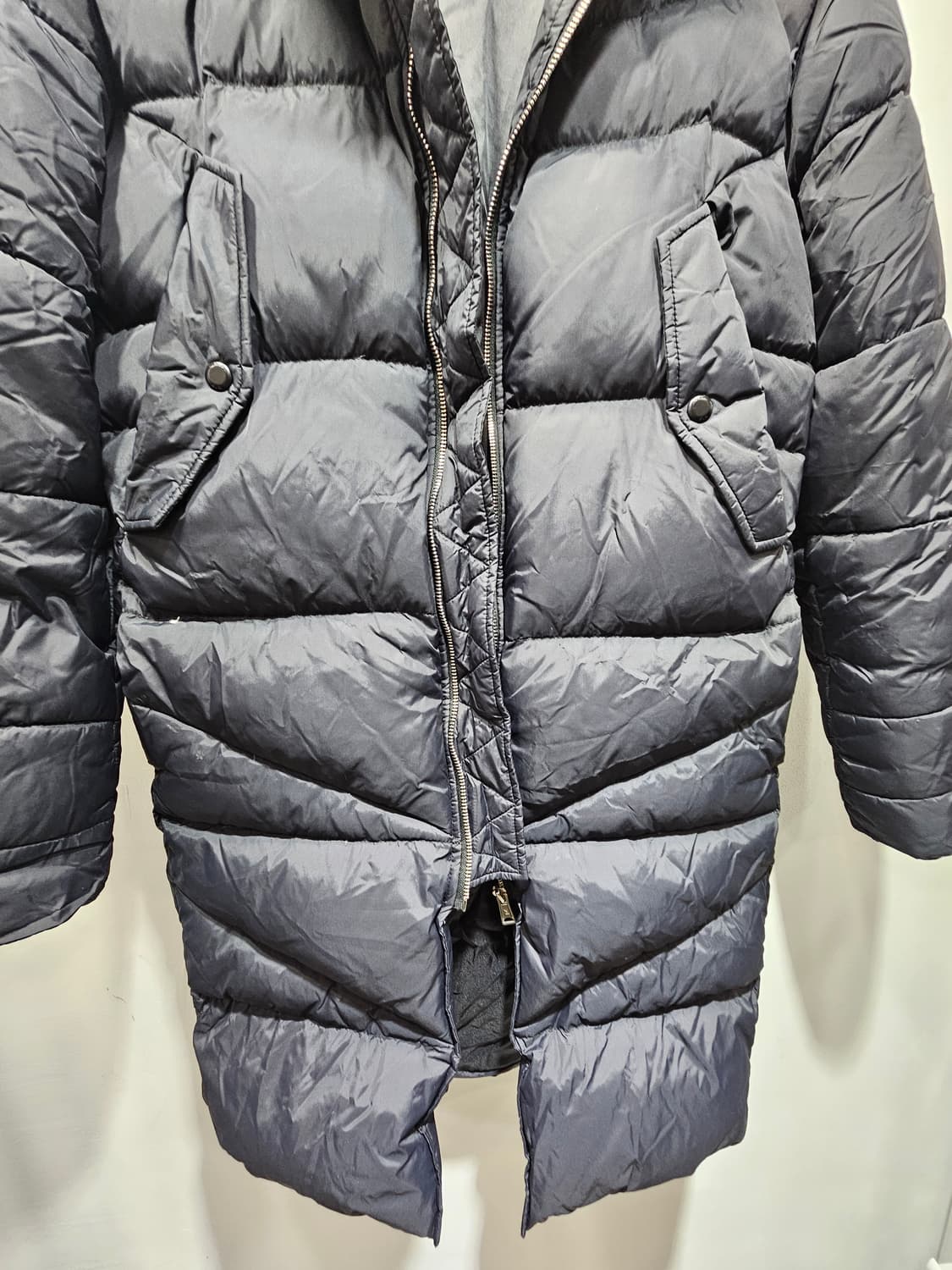 닉스(NIX) 블랙 오리털 롱패딩 90 상품이미지7