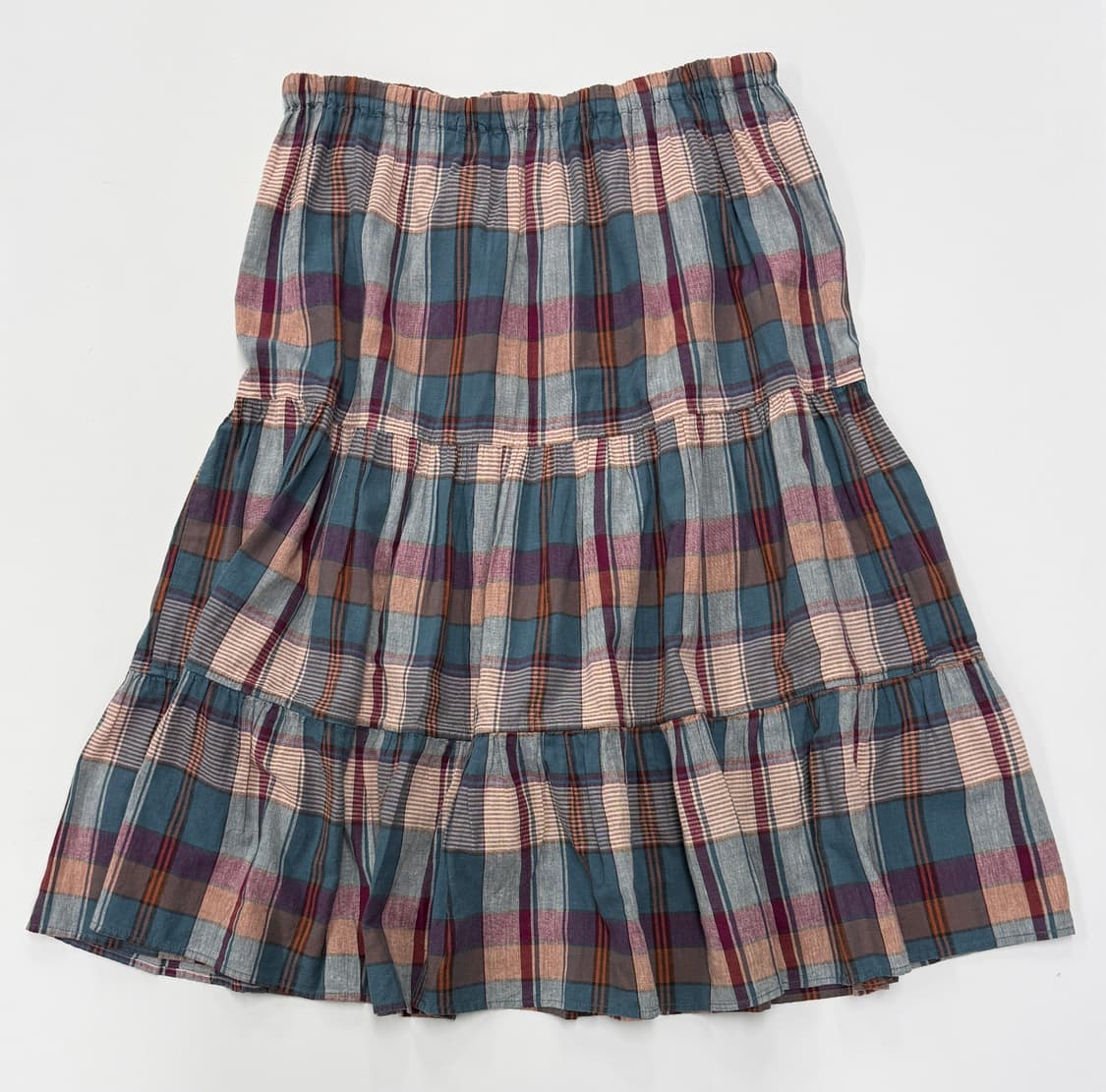 Beams boy plaid tiered skirt 상품이미지3