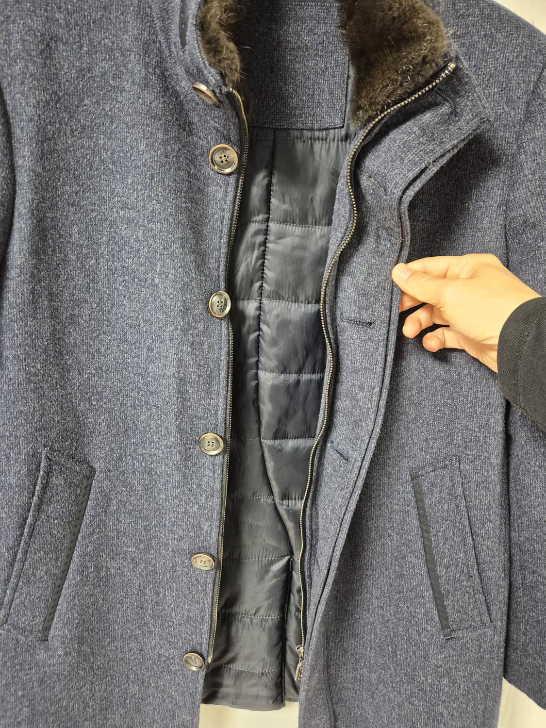 인디안 모직 코트 자켓 100 (상태최상) 상품이미지8