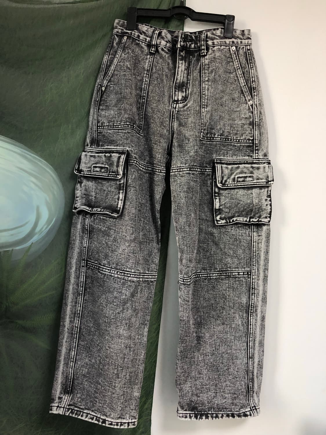 istkunst 이스트쿤스트 워싱데님카고팬츠 S 상품이미지1