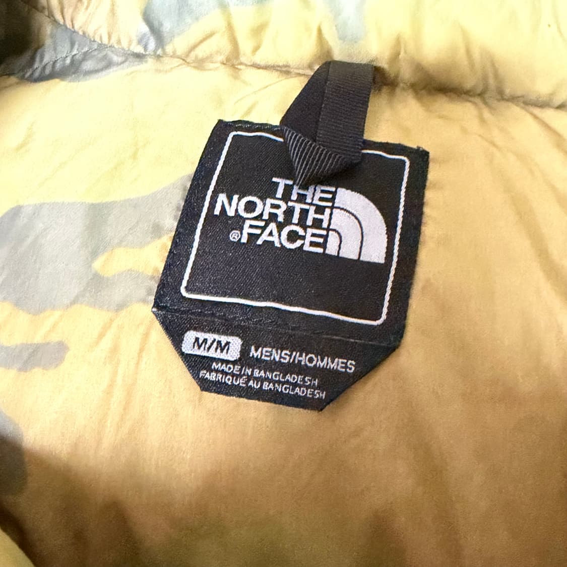 [95] 노스페이스 센터로고 카모 700 눕시 패딩 상품이미지3
