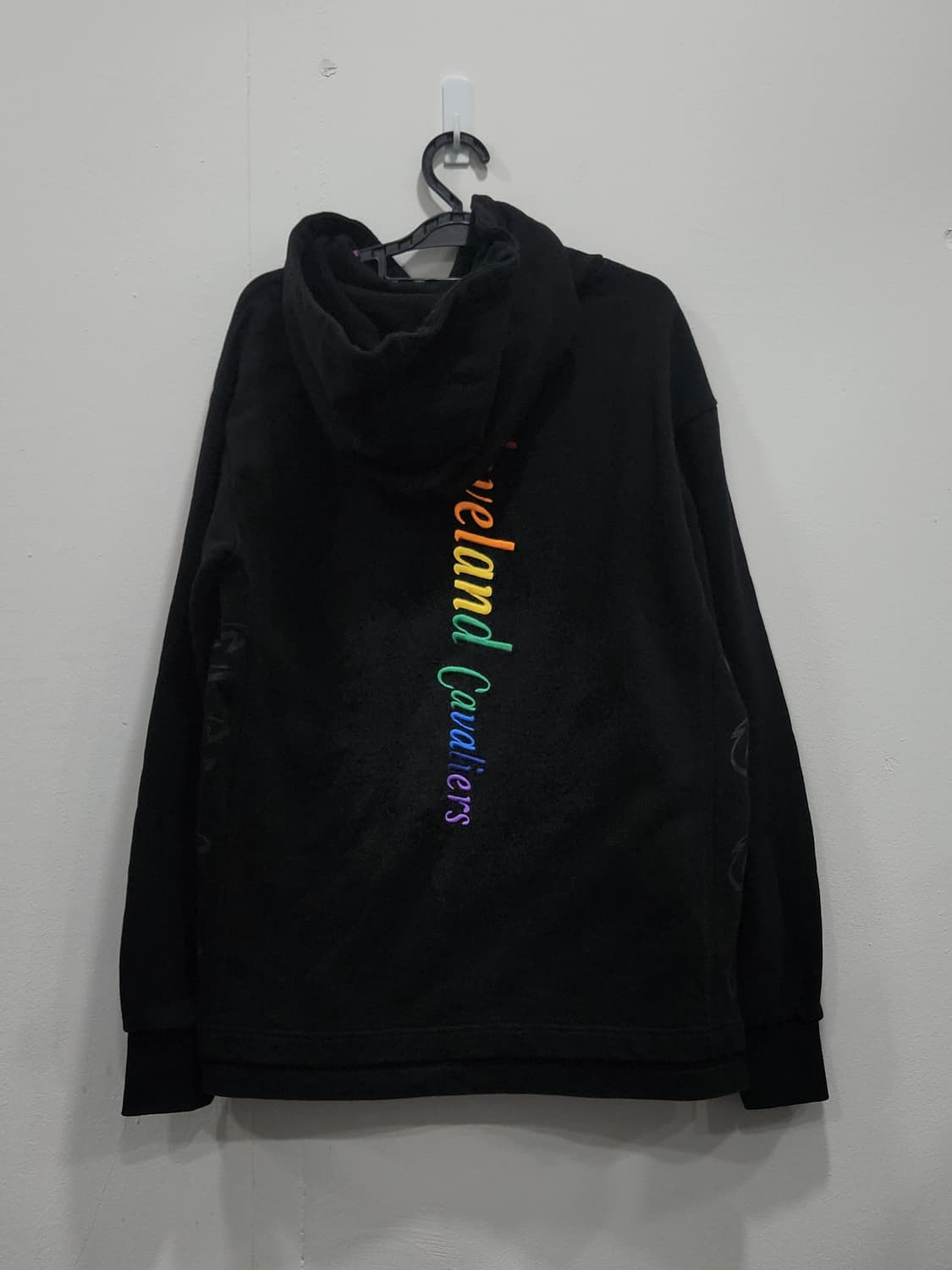 [M] NBA 클리브랜드 블랙 레이어드 후드티 남녀공용 M 상품이미지1