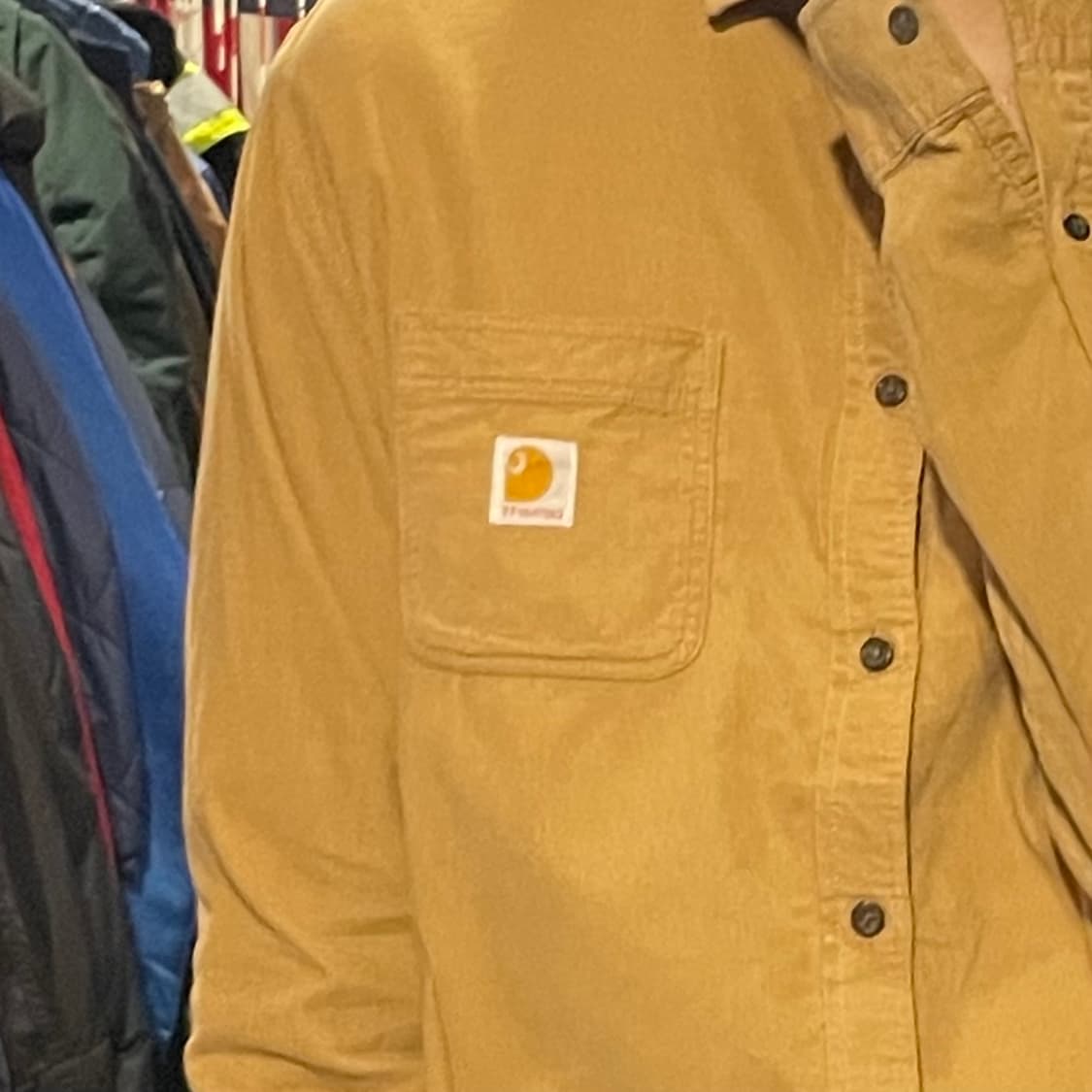 [IM] carhartt 칼하트 베이지 코듀로이 셔츠 상품이미지6