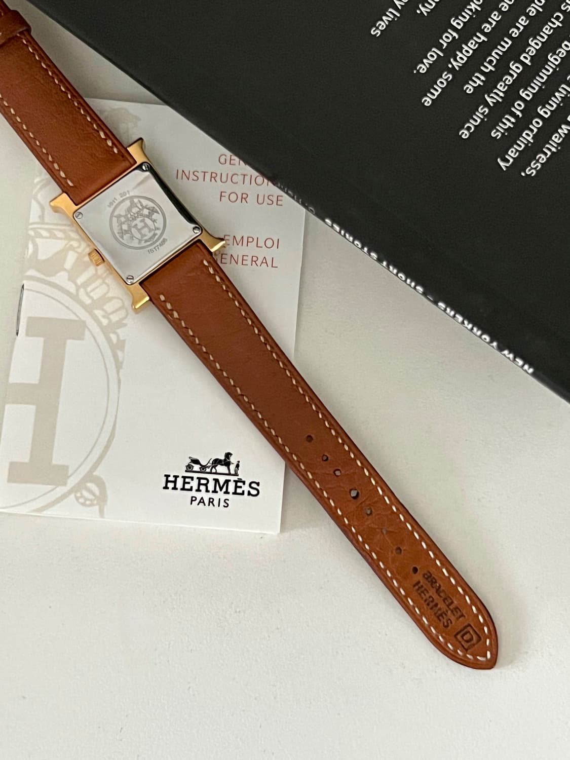 에르메스 H 아워 골드 시계 / 정품감정 . 케어 상품이미지7