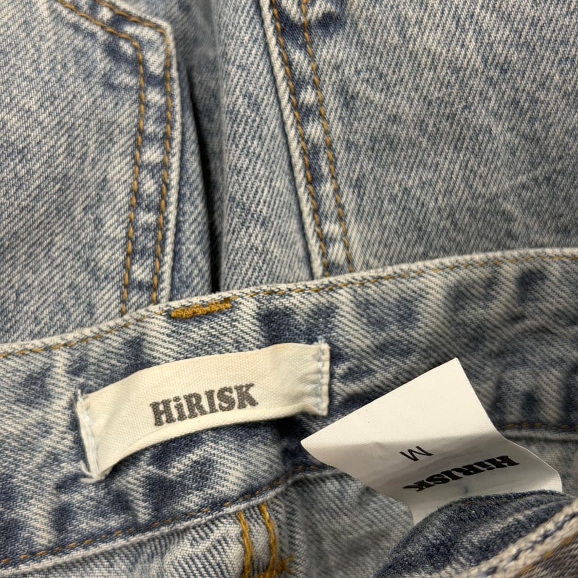 HIRISK 빈티지 데님 멀티 포켓 카고팬츠 바지 M 상품이미지4