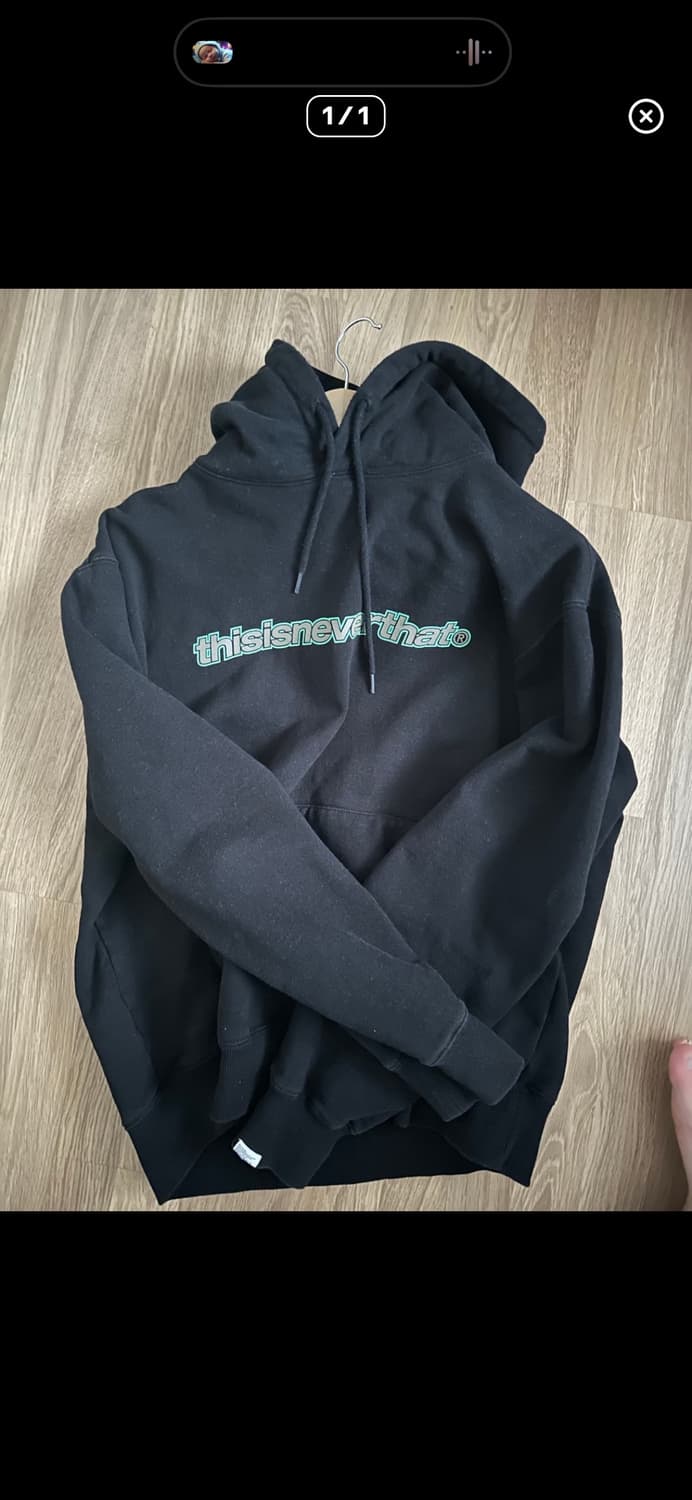 디스이스네버뎃 후드티 M 상품이미지1