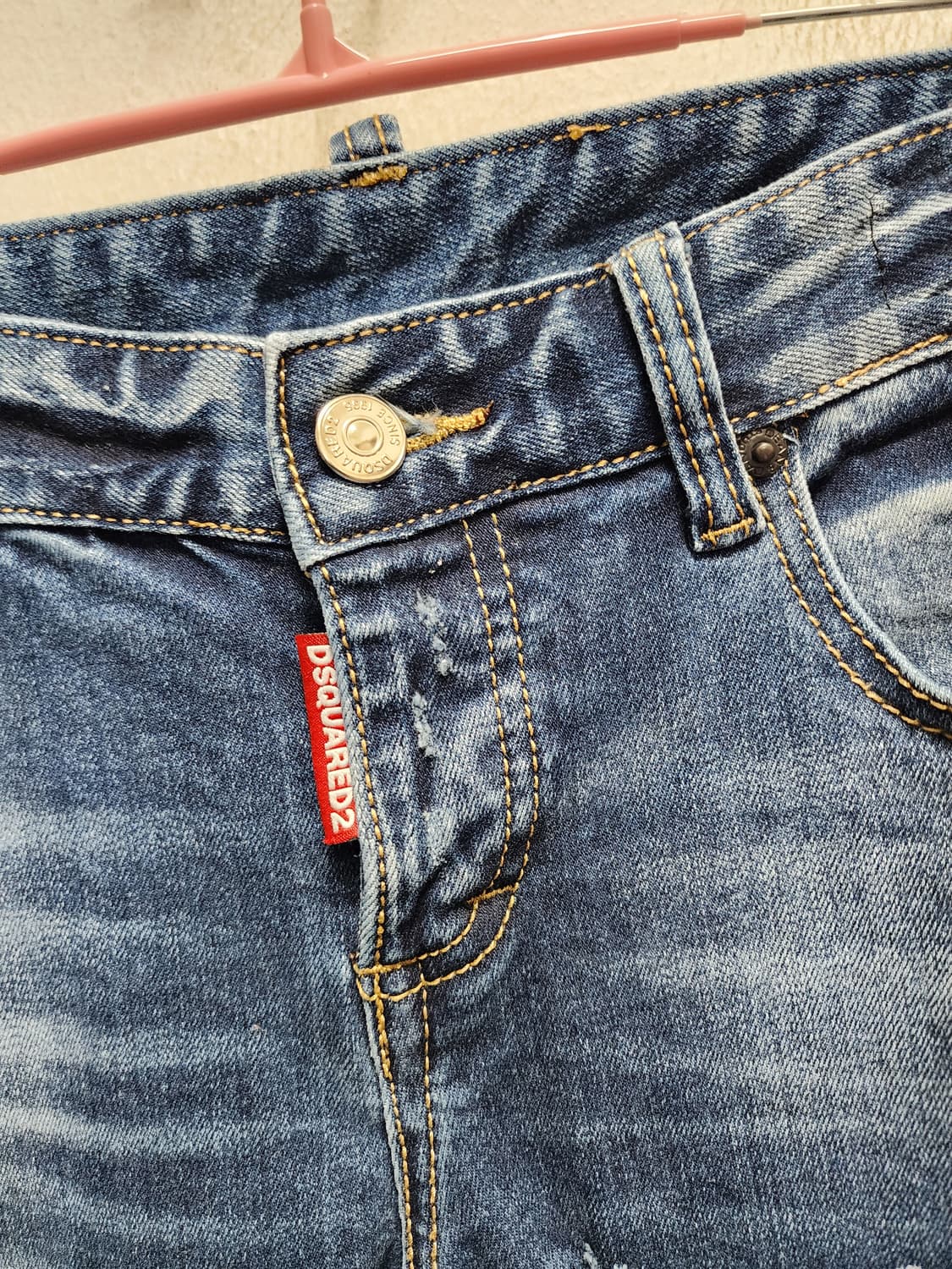 디스퀘어드2 데미지 스틸로고 청바지  상품이미지5