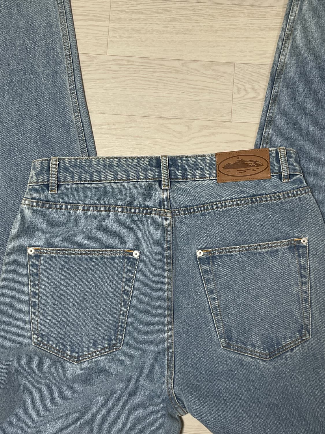 [34] 코르테이즈 알카트라즈 배기진 워시드블루 상품이미지3