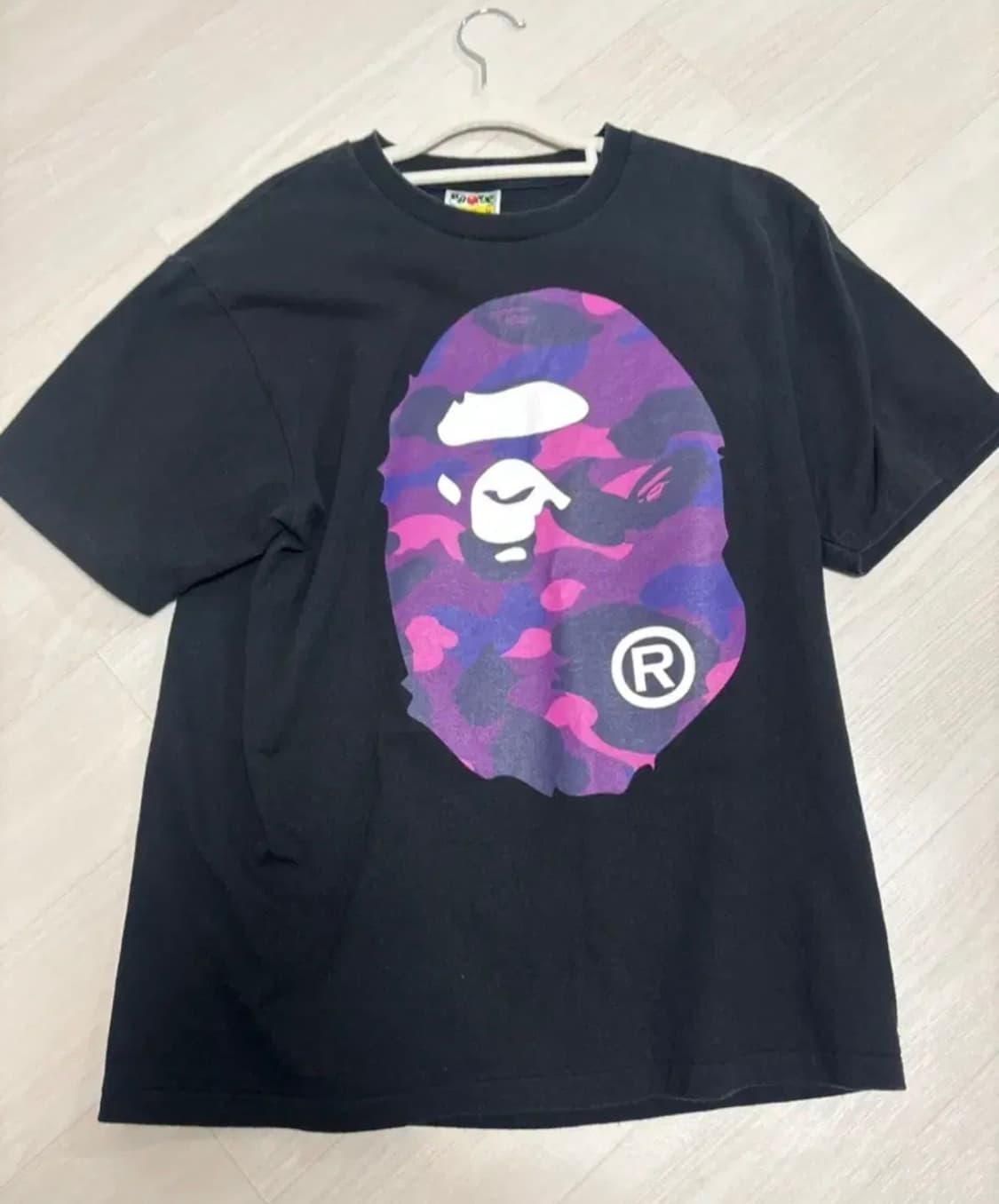 베이프 퍼플카모 반팔티 상품이미지1