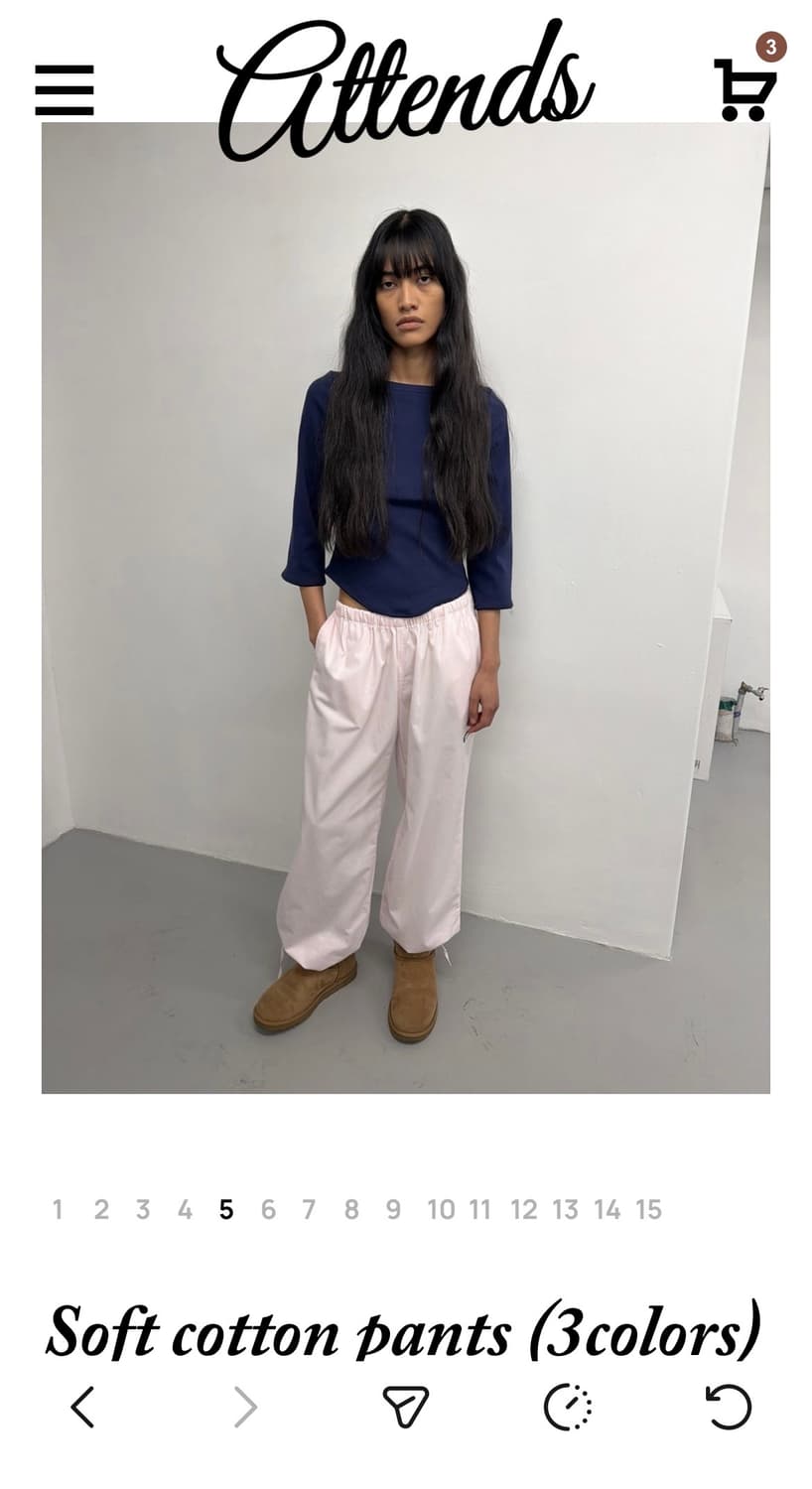 soft cotton pants 상품이미지1