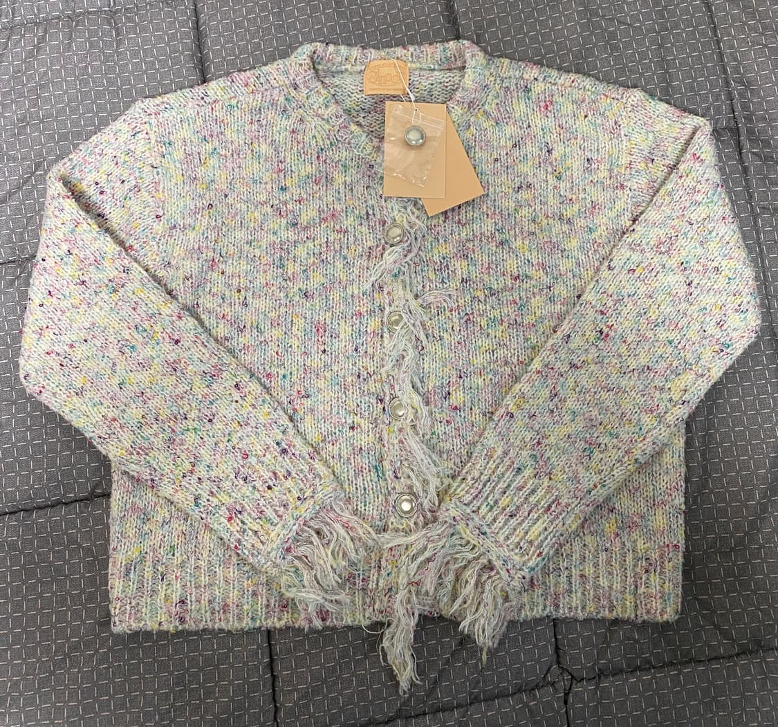 시눈 무스 가디건 스커트 캔디 셋업 새상품 상품이미지2