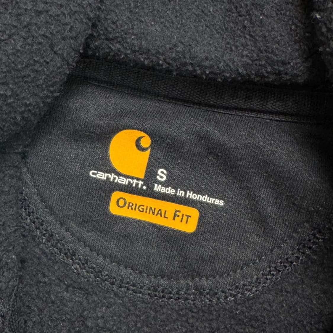 CARHARTT 미드 웨이트 오리지널 핏 후드 집업 네이비 S 상품이미지4