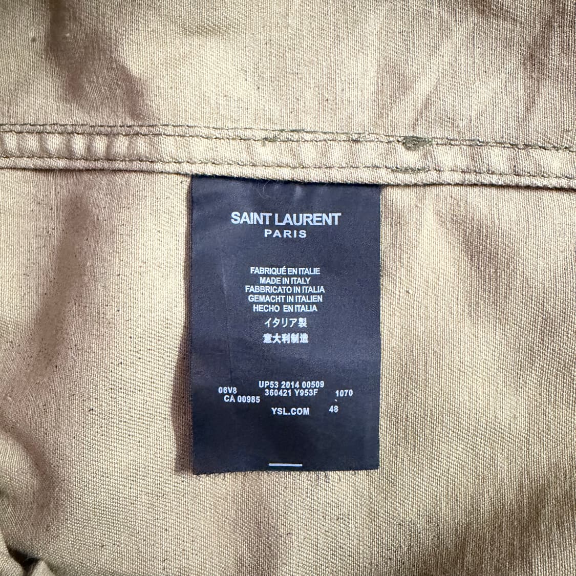 생 로랑 2015 S/S 사이키 락 밀리터리 자켓 상품이미지3