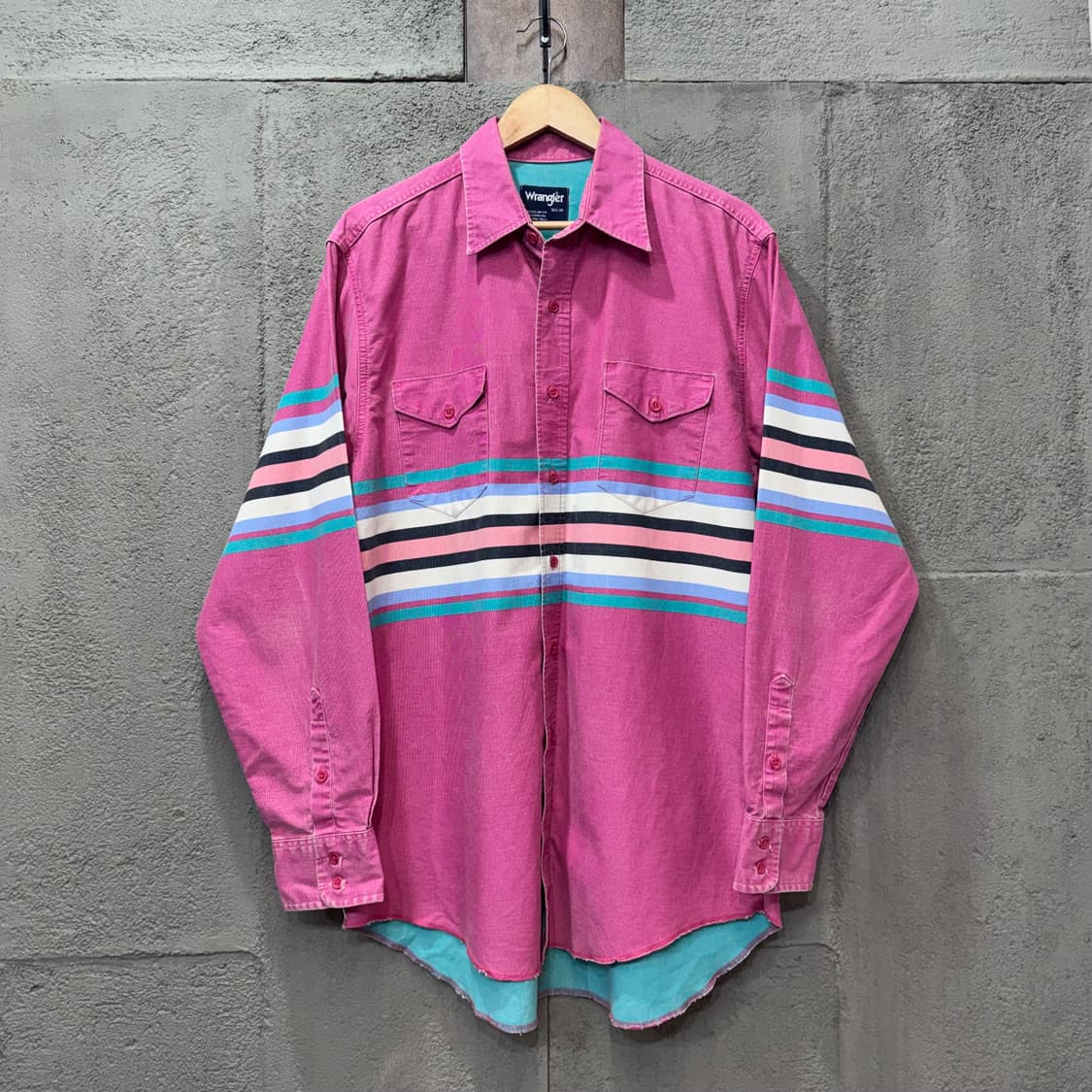 80s 랭글러 웨스턴 셔츠 (2XL)   상품이미지1