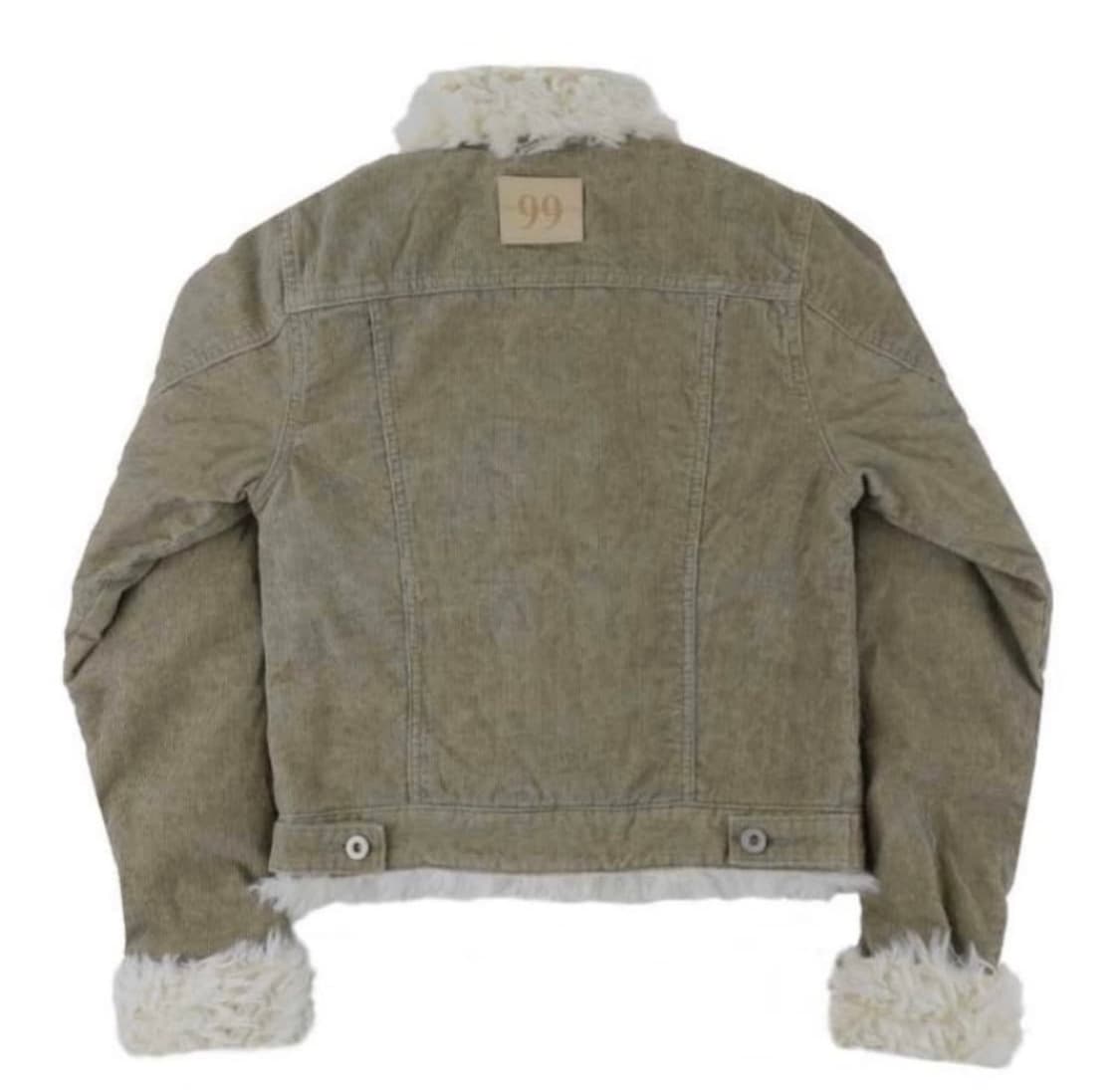 애즈온 카마 퍼자켓 베이지 상품이미지6