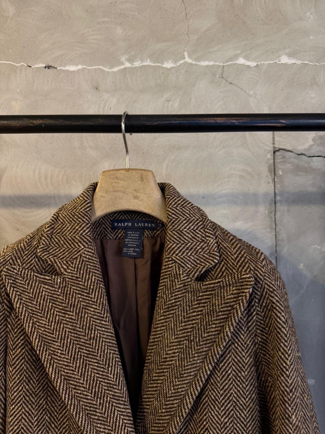 폴로 랄프로렌 트위드 코트 66~77 상품이미지7