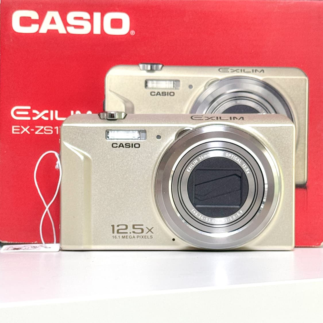 카시오 엑슬림 ZS170 샴페인골드 빈티지디카 상품이미지5