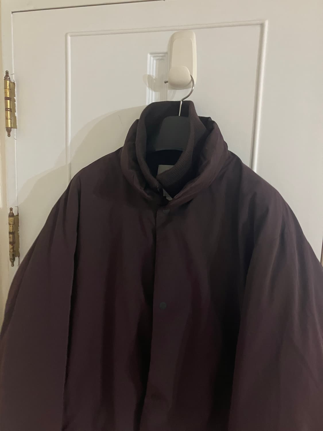 [COS] 패디드 퍼널 넥 자켓 M 버건디(보르도) 상품이미지3