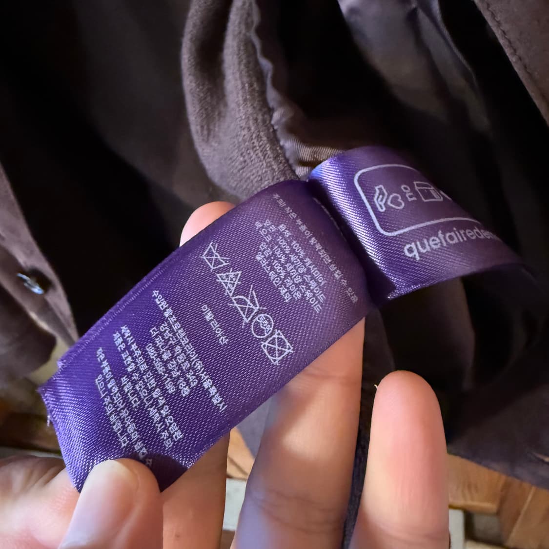 랄프로렌 퍼플라벨 24 F/w 스웨이드 캐시미어 자켓 상품이미지9