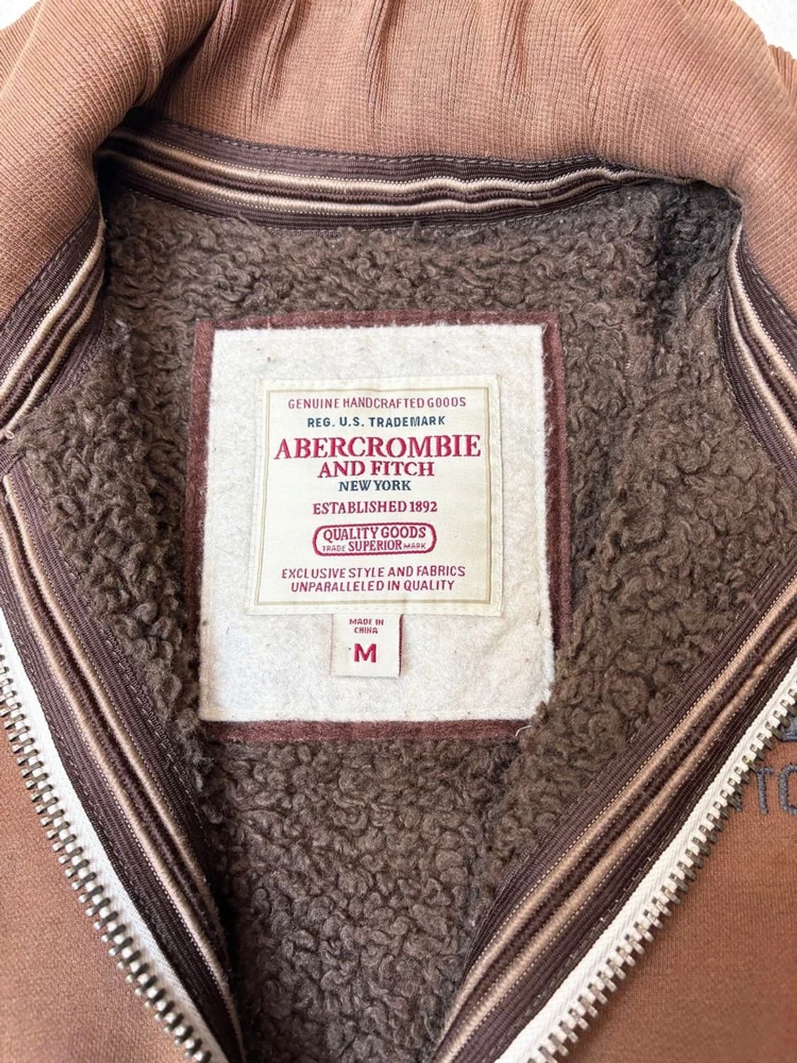 아베크롬비 브라운 울프죠 집업 A1627 상품이미지6