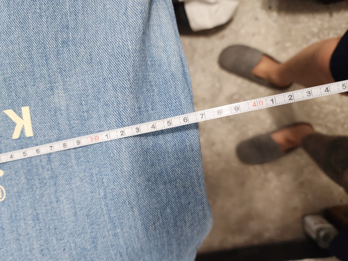 캉골 데님 에코백 상품이미지5