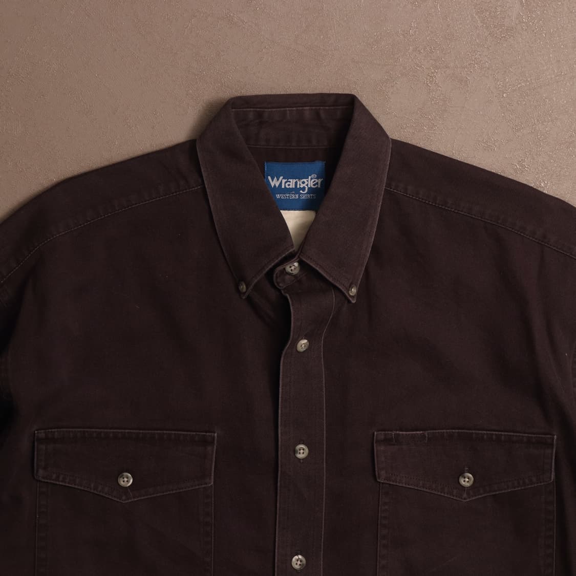 랭글러 헤비코튼 워크셔츠 블랙 A1695 상품이미지2