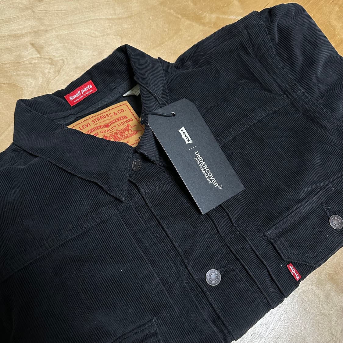 리바이스 x 언더커버 피나클 타입2 트러커 자켓 블랙 상품이미지9