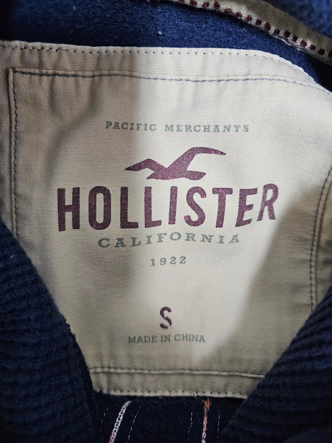 홀리스터 네이비 후드티 S 상품이미지3