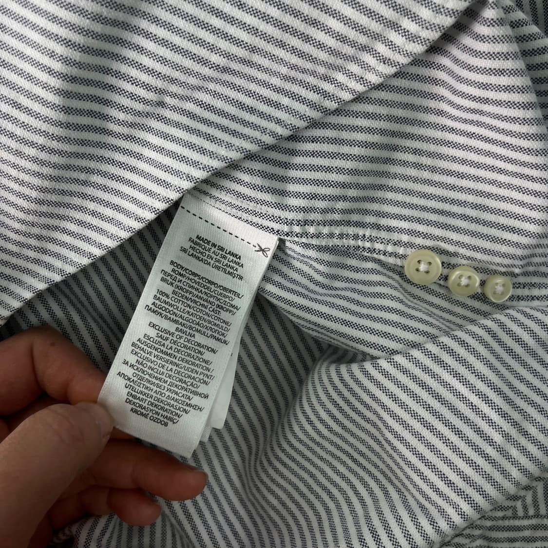 95 폴로랄프로렌 신형라벨 스트라이프 셔츠  상품이미지6