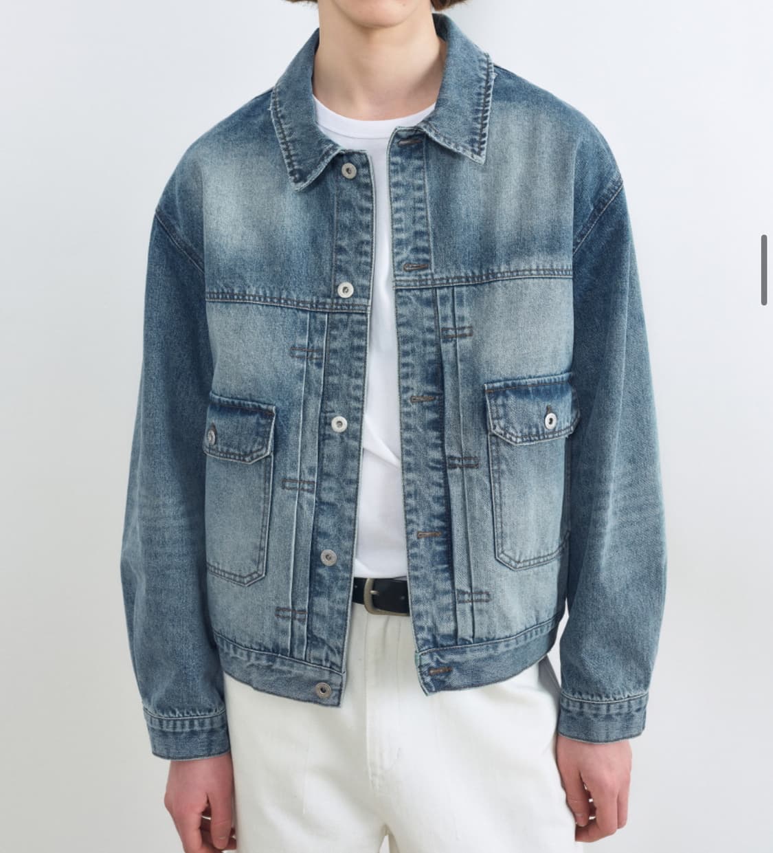 인사일런스  TYPE-2 데님 자켓 BLUE L사이즈 상품이미지2