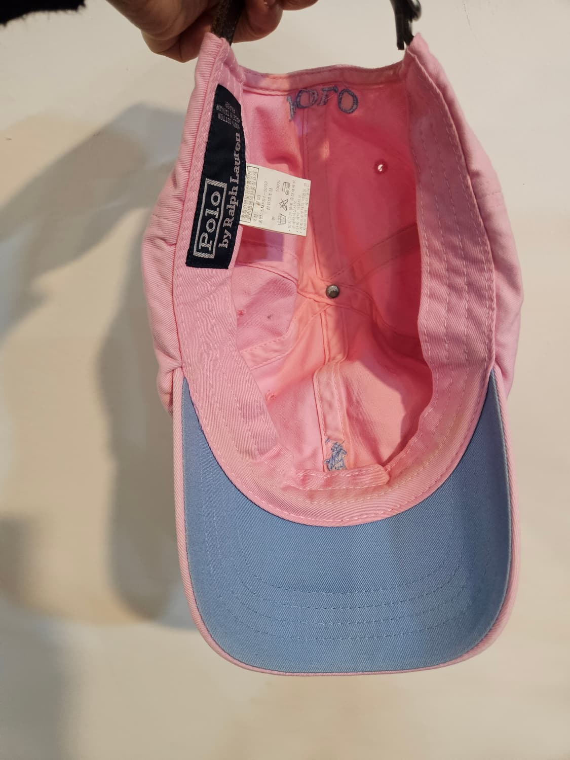 폴로 랄프로렌 핑크 볼캡모자 상품이미지4