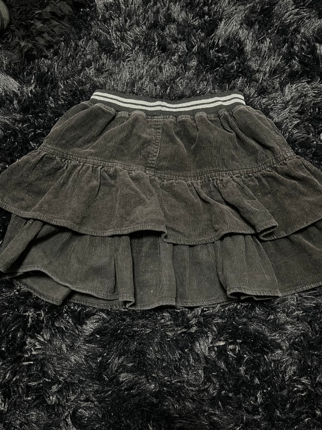 자수 코듀로이 스커트 상품이미지2