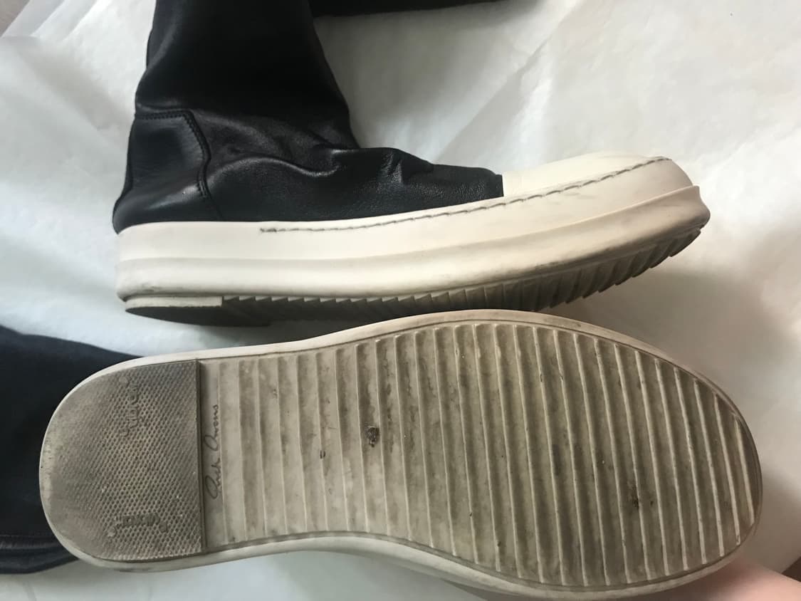 릭오웬스 레더 니삭스 부츠 245 상품이미지3