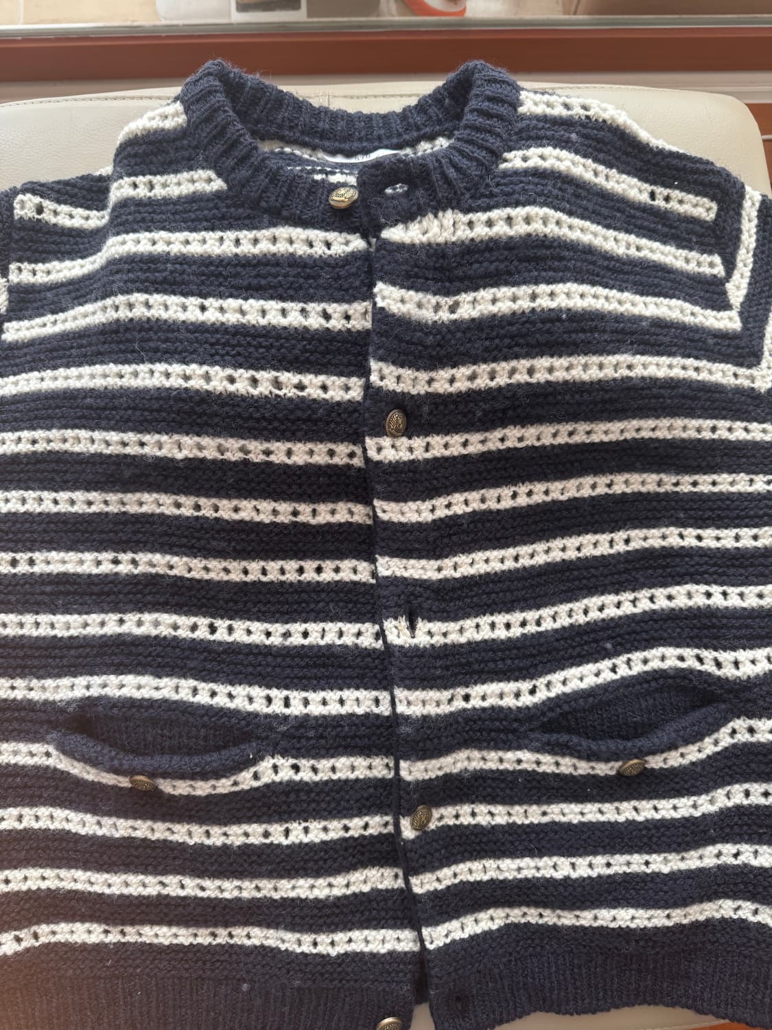 stu 스트라이프 가디건 상품이미지1