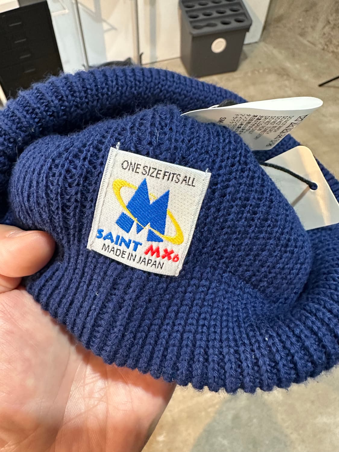 세인트마이클 세인트 니트캡 네이비 상품이미지3