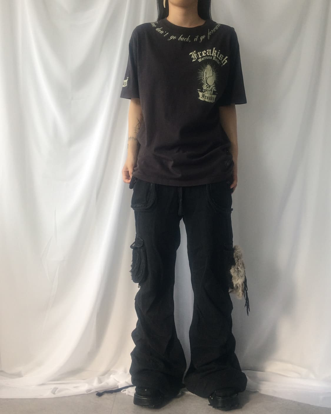 Back printing point t shirt 상품이미지5