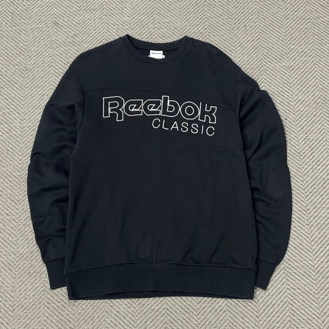 리복 자수 맨투맨 v0061 상품이미지1