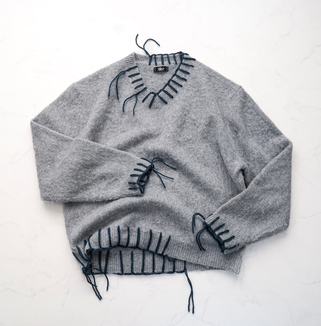 TΣist Hand Stitch Brushed Knit Sweater 상품이미지1