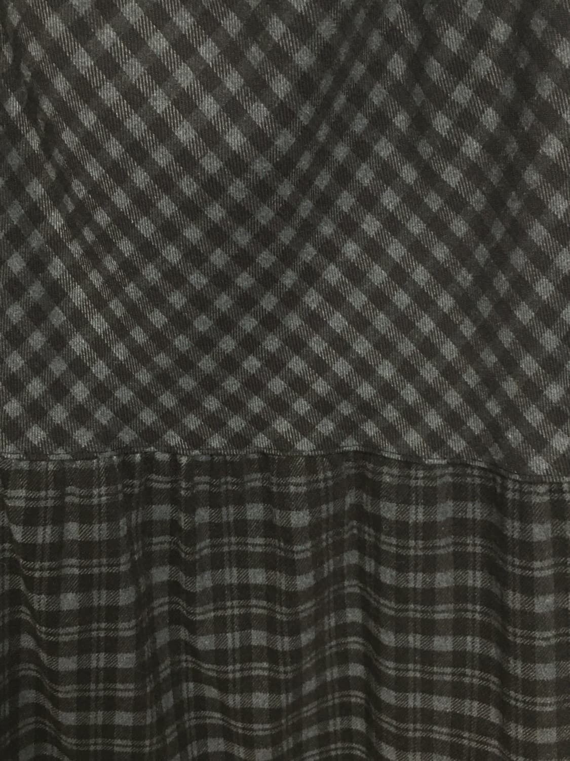 히피디피 모리걸 체크 롱스커트_브라운 상품이미지3