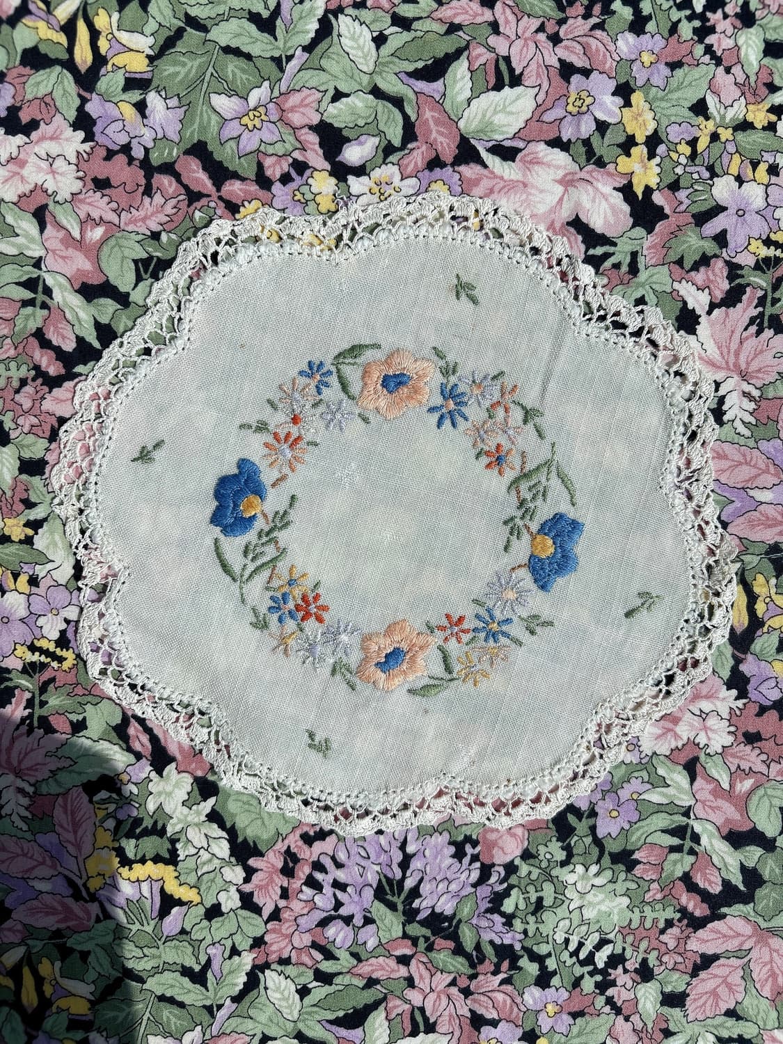 빈티지 손자수 도일리 상품이미지1