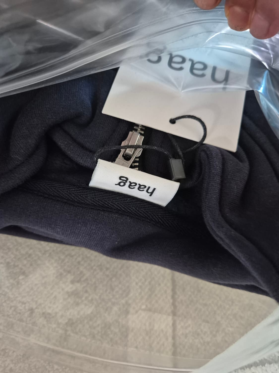 HAAG 하프집업 새상품 미개봉 헤이그 half zip-up 상품이미지3