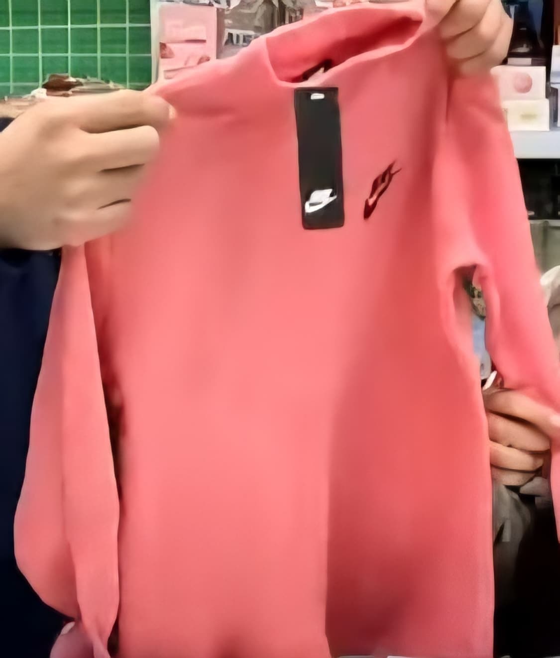 나이키 기모 긴팔 티셔츠S 상품이미지1