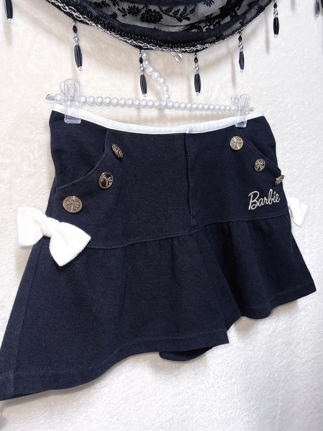 바비 로맨틱갸루 로걀 리본 핀터 히메 큐롯 숏팬츠 반바지 러블리 고스로리 상품이미지2