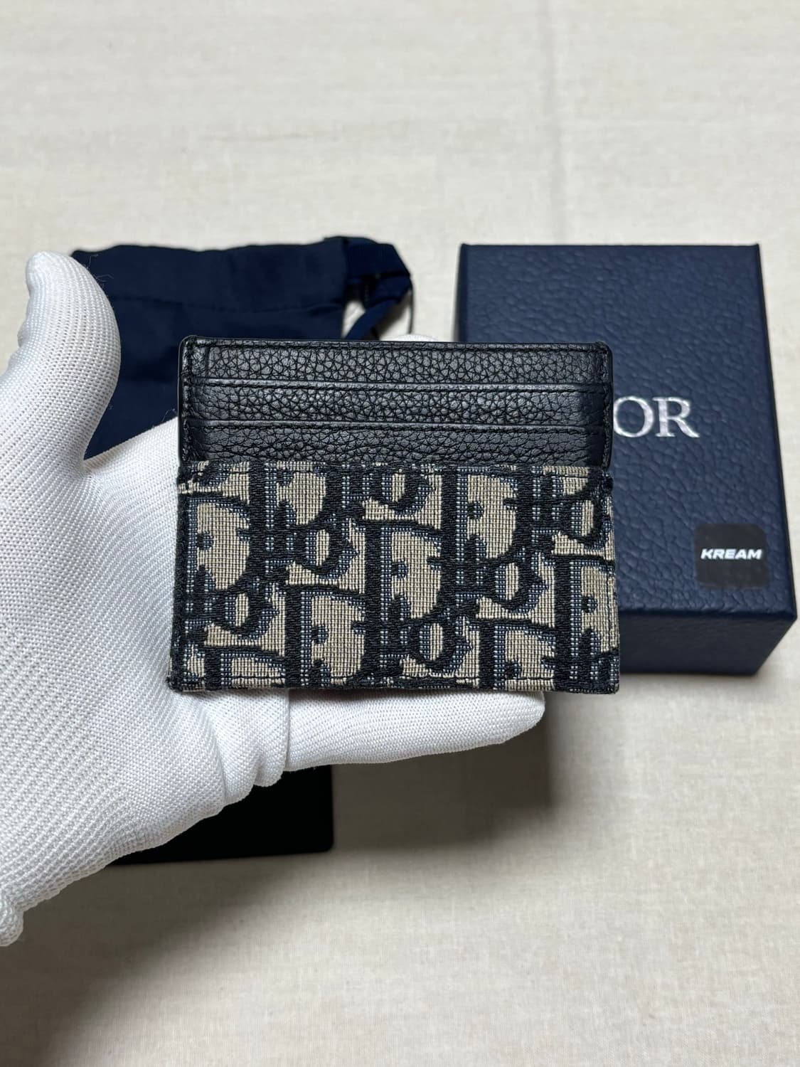 [새상품급] 디올 오블리크 자카드 카드지갑  상품이미지3