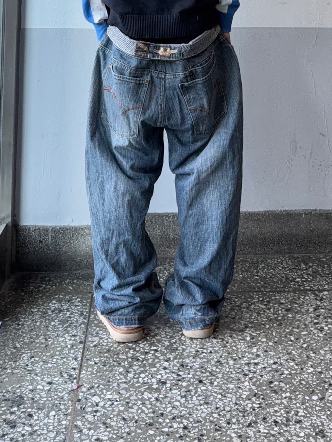 빈티지 패치 디테일 힙합팬츠 상품이미지2