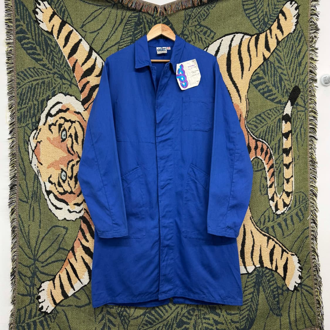 80s comoditex 빈티지 프렌치 워크 코트 (L)  상품이미지1