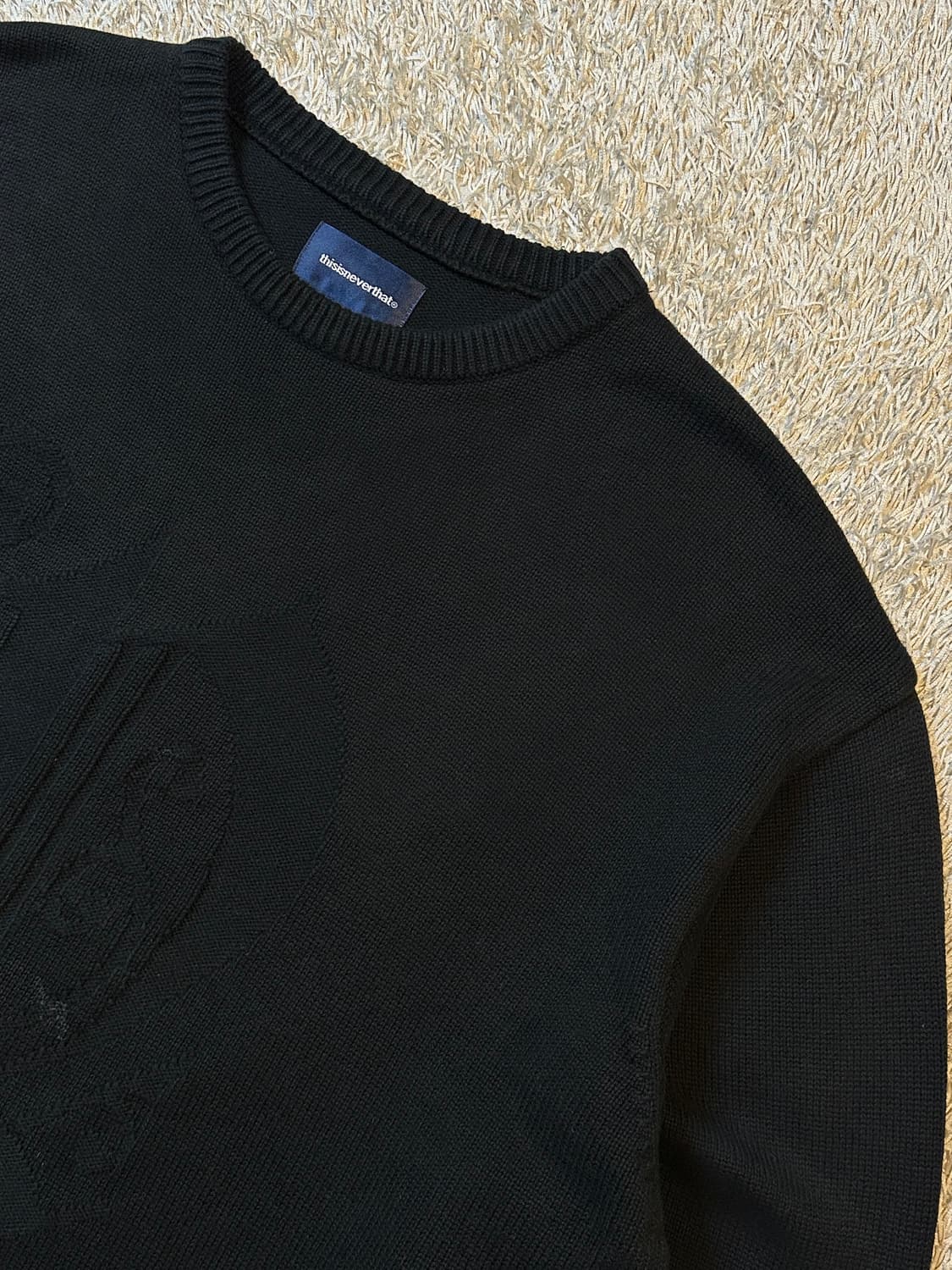 24FW 디스이즈네버댓 Fortuna N-Logo 니트 블랙 XL 상품이미지2