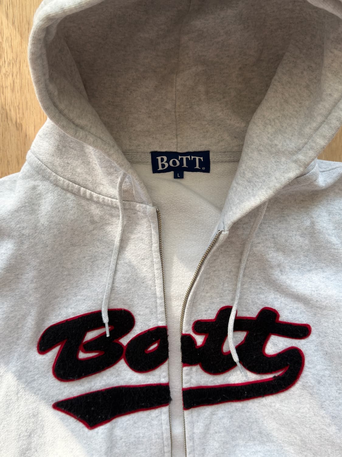 BoTT 그레이 후드 집업 상품이미지2