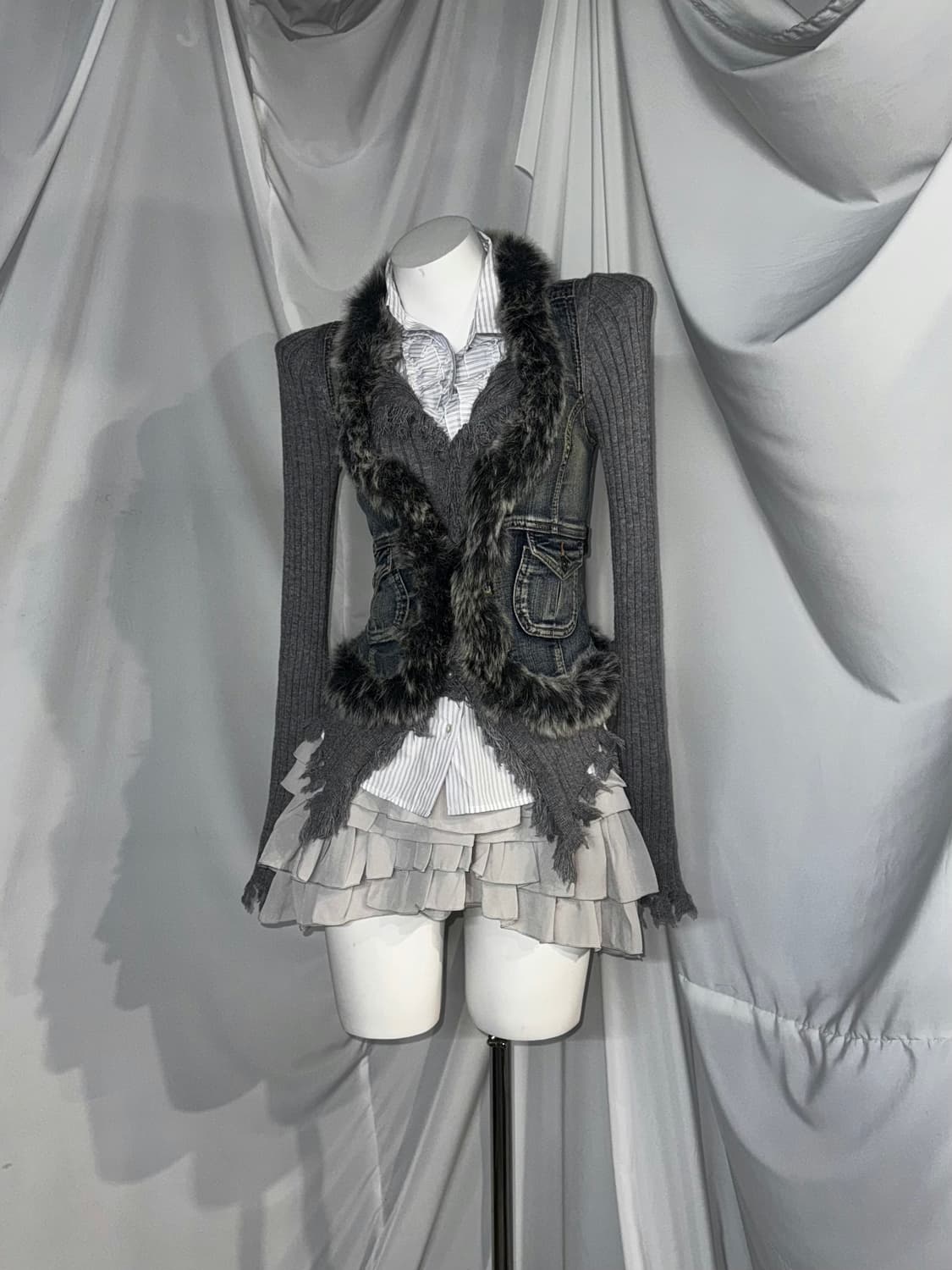 Guess 게스 핀터맛 그런지 프레피 코디세트  상품이미지6