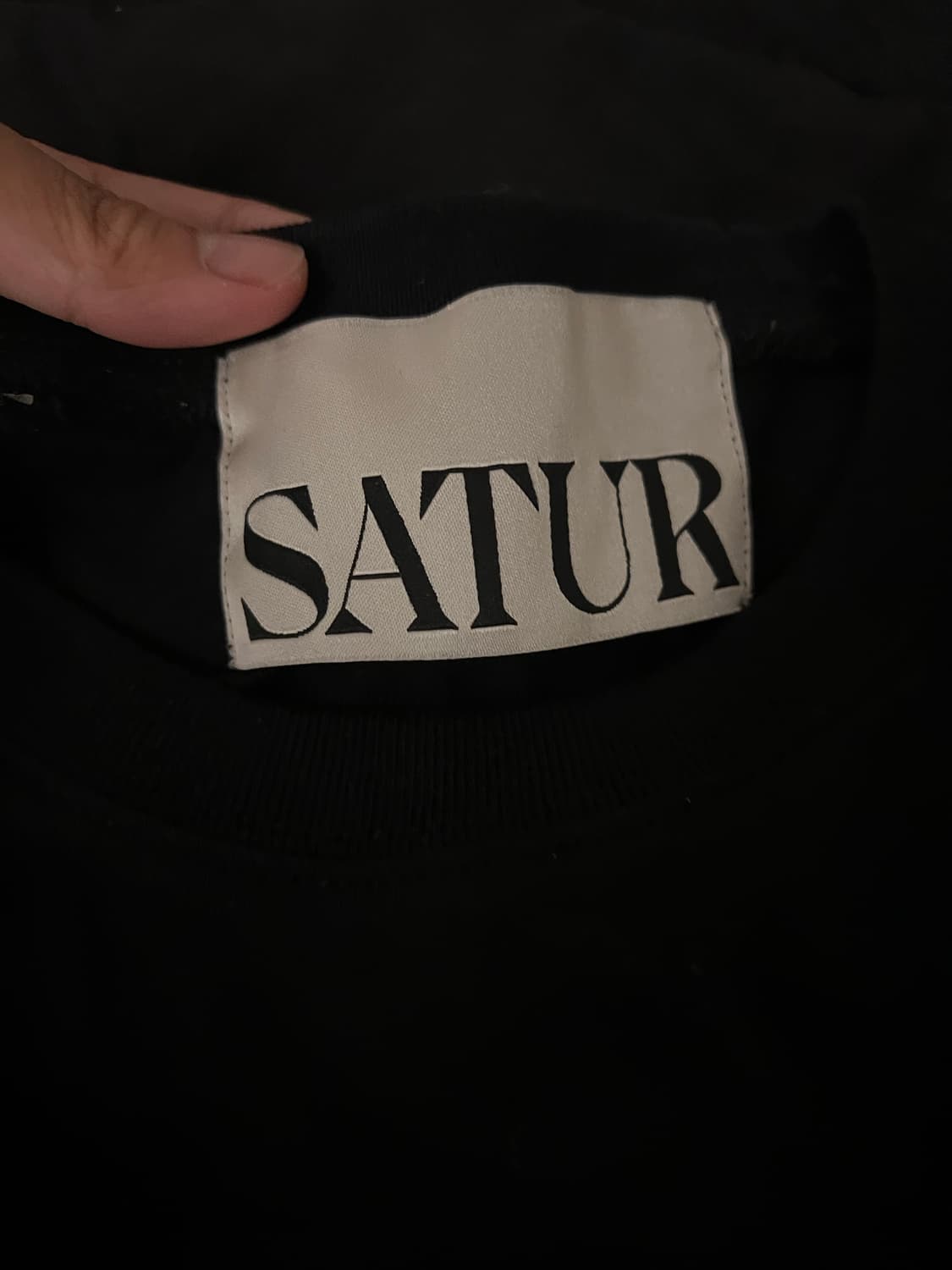 세터 블랙 프린팅 반팔 S 상품이미지3